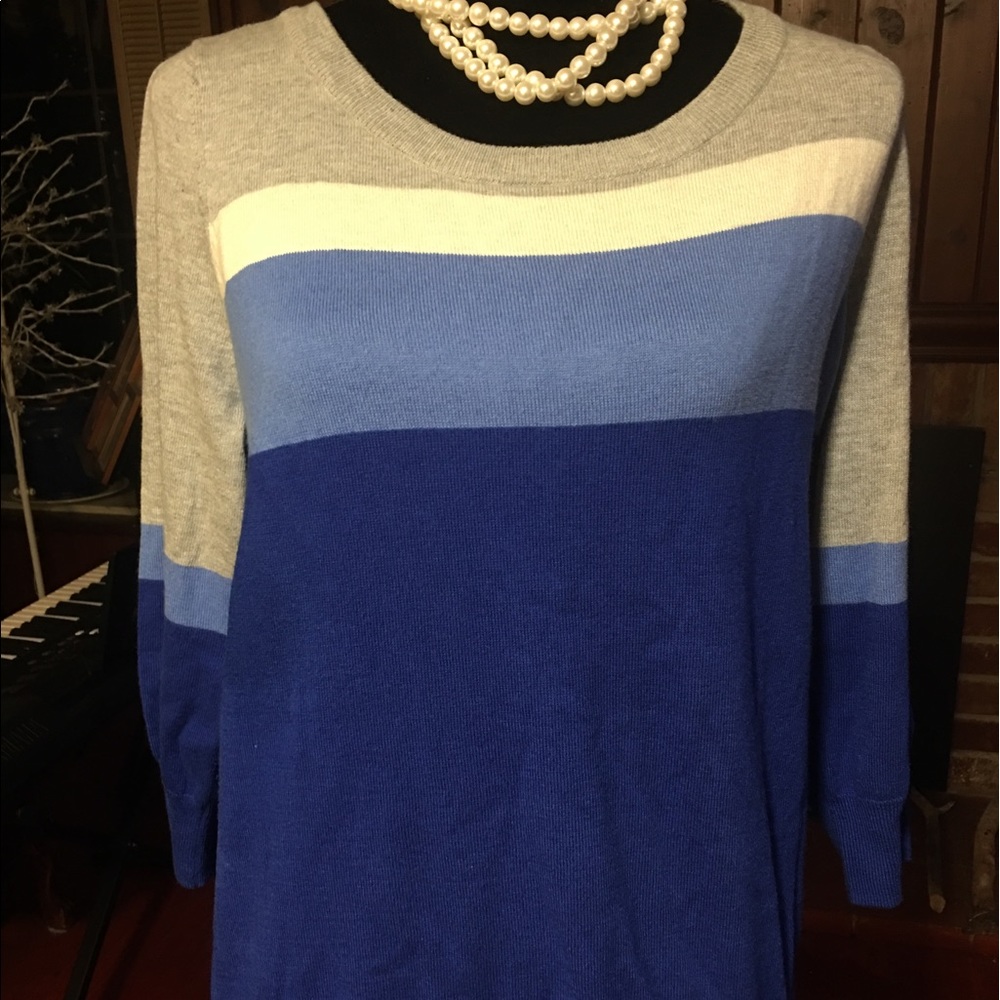CASHMERE blend NWT sweater pullover crewneck L FInAL SALE